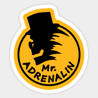 Mr. Adrenalin Sticker